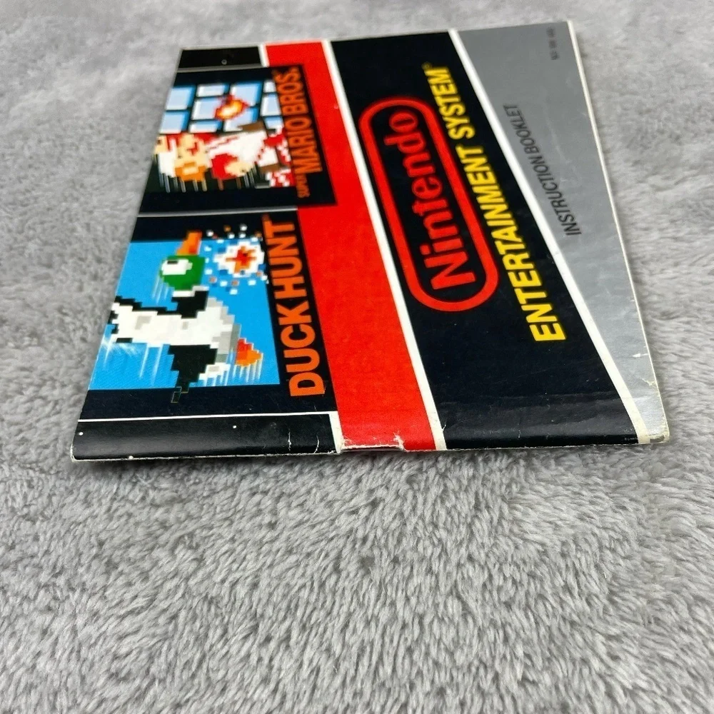 Duck Hunt Super Mario Bros Nintendo NES Authentic Original MANUAL ONLY